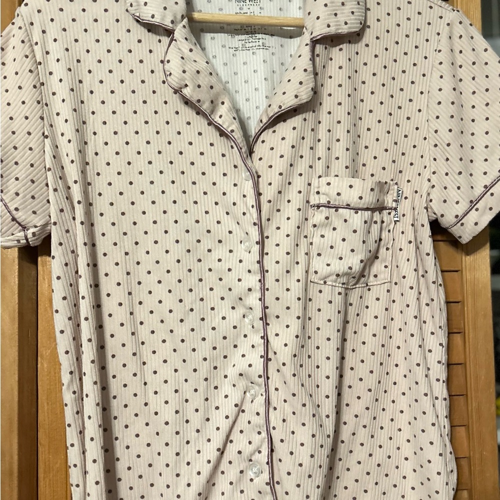 Women’s Polka Dot 2 piece Pj Set